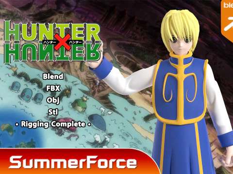 クラピカ - ハンター&times;ハンター 3Dモデル