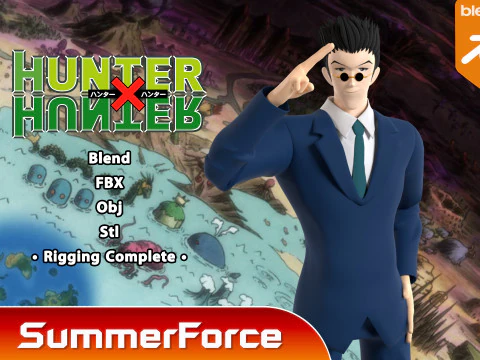 Leorio Paradinight - Hunter x Hunter 3D Model