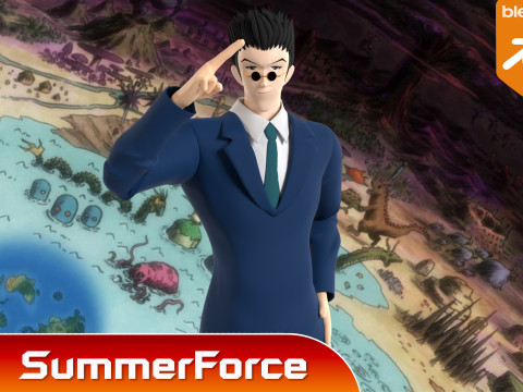 Leorio Paradinight - Hunter x Hunter Model 3D
