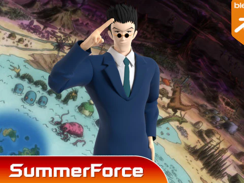 Leorio Paradinight - Hunter x Hunter 3D Model