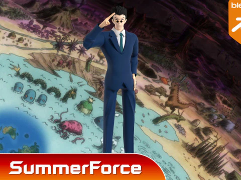 Leorio Paradinight - Hunter x Hunter 3D Model