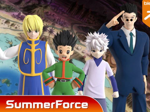 Leorio Paradinight - Hunter x Hunter 3D Model
