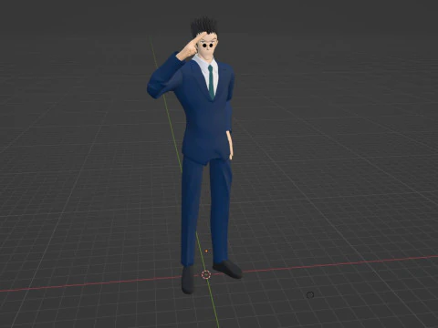 Leorio Paradinight - Hunter x Hunter 3D Model