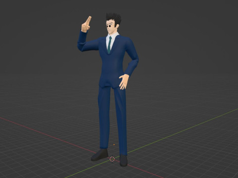 Leorio Paradinight - Hunter x Hunter Model 3D
