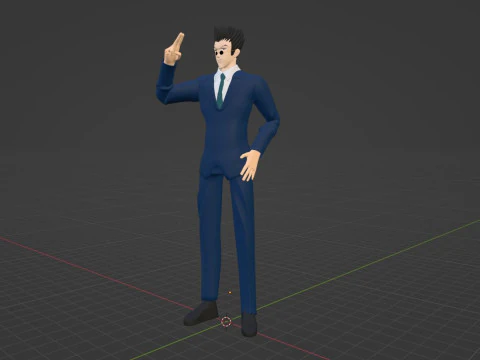 Leorio Paradinight - Hunter x Hunter 3D Model