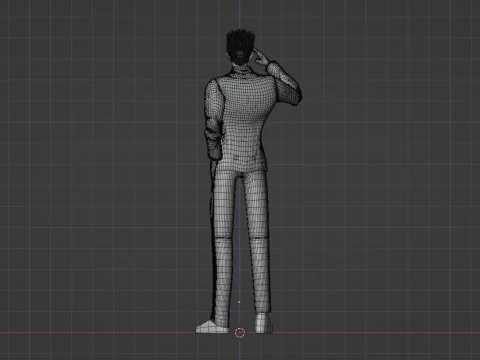 Leorio Paradinight - Hunter x Hunter 3D Model