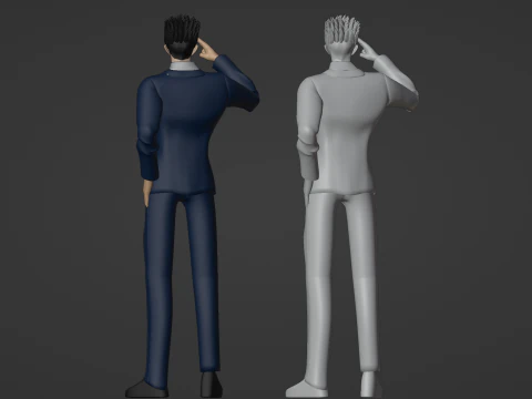 Leorio Paradinight - Hunter x Hunter 3D Model