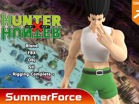 Gon Freecss - Hunter x Hunter 3D Model