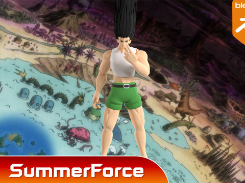Gon Freecss - Hunter x Hunter 3D Model