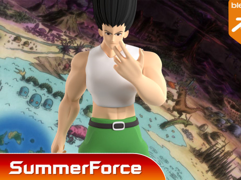 Gon Freecss - Hunter x Hunter 3D Model