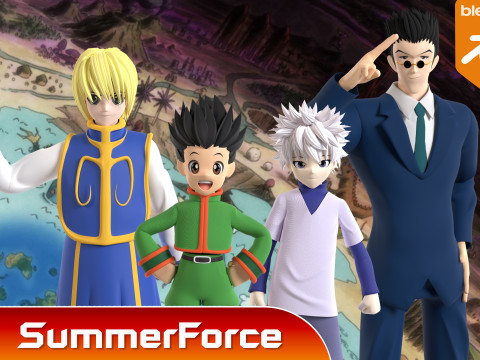 Gon Freecss - Hunter x Hunter 3D Model