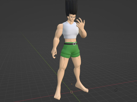 Gon Freecss - Hunter x Hunter 3D Model