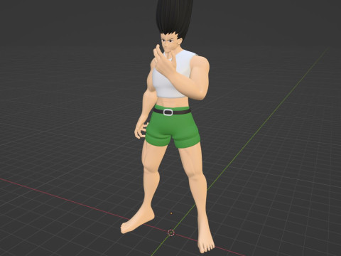 Gon Freecss - Hunter x Hunter 3D Model