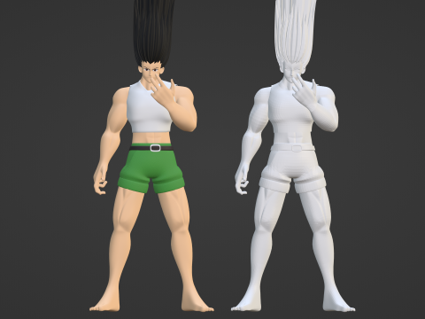 Gon Freecss - Hunter x Hunter 3D Model