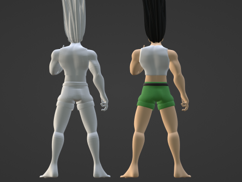 Gon Freecss - Hunter x Hunter 3D Model