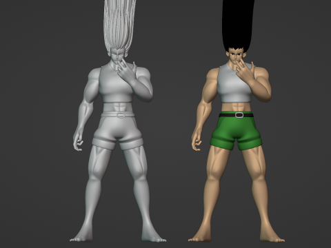 Gon Freecss - Hunter x Hunter 3D Model