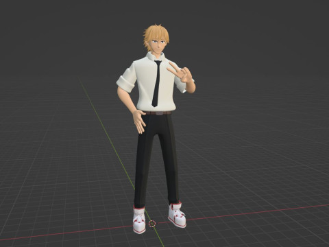 Denji - Chainsaw Man Model 3D