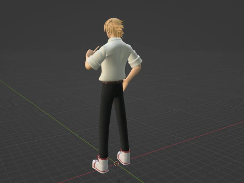 Denji - Chainsaw Man 3D Model