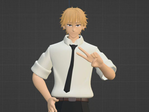 Denji - Chainsaw Man 3D Model