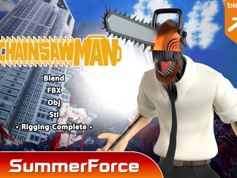 Chainsawman - Chainsaw Man 3D Модель