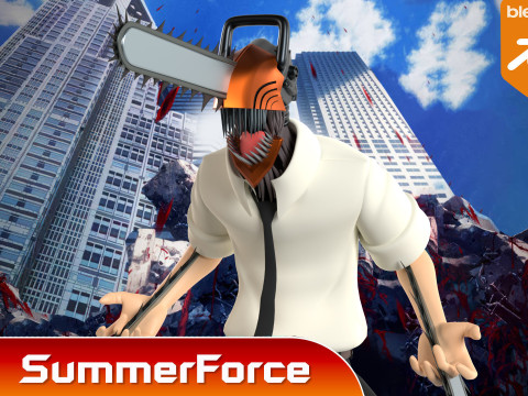 Chainsawman - Chainsaw Man Modèle 3D