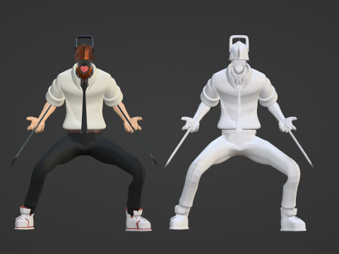 Chainsawman - Chainsaw Man Modèle 3D
