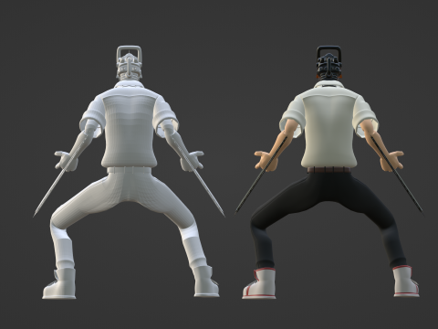 Chainsawman - Chainsaw Man Modèle 3D