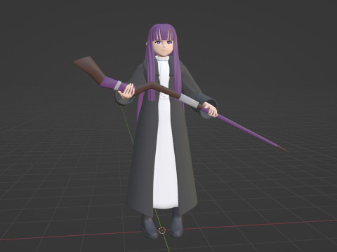 Fern - Frieren Beyond Journey End Modello 3D
