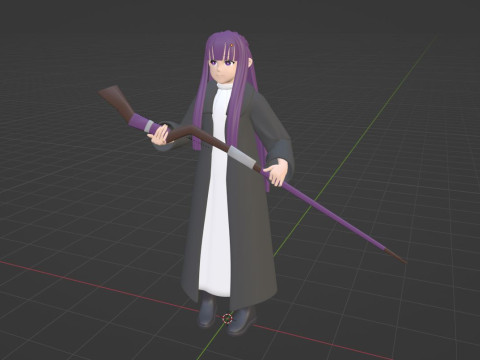 Fern - Frieren Beyond Journey End Modello 3D