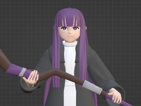 Fern - Frieren Beyond Journey End Modello 3D