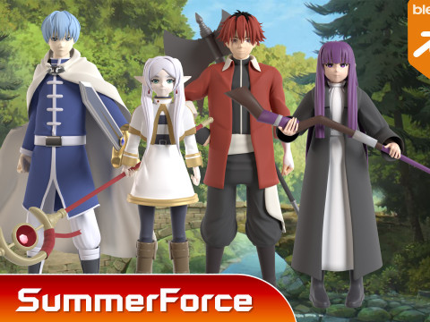 Stark - Frieren Beyond Journey End 3D-Modell