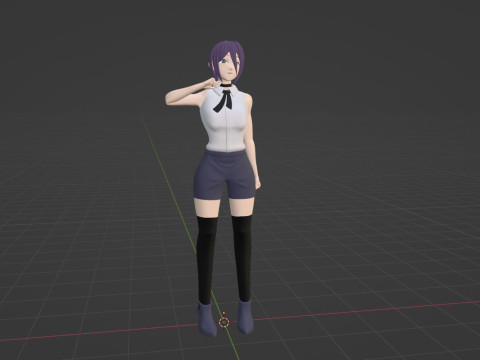 Reze - Chainsaw Man Modello 3D
