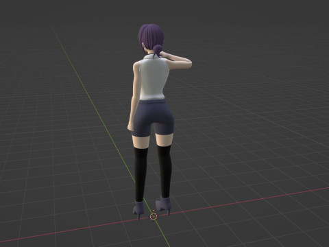 Reze - Chainsaw Man Modello 3D