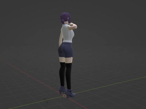 Reze - Chainsaw Man Modello 3D