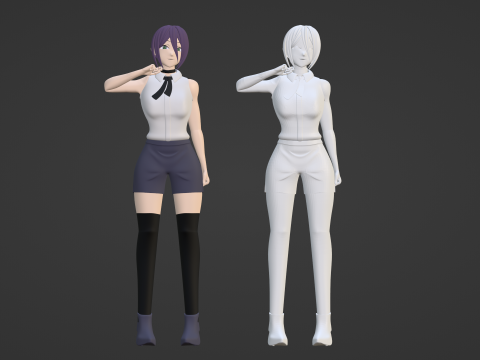 Reze - Chainsaw Man Modello 3D
