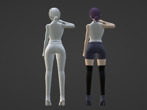 Reze - Chainsaw Man Modello 3D