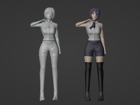 Reze - Chainsaw Man Modello 3D