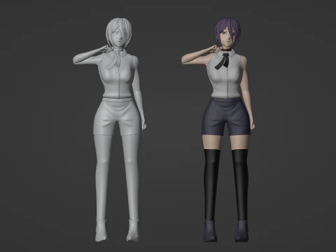 Reze - Chainsaw Man 3D Model