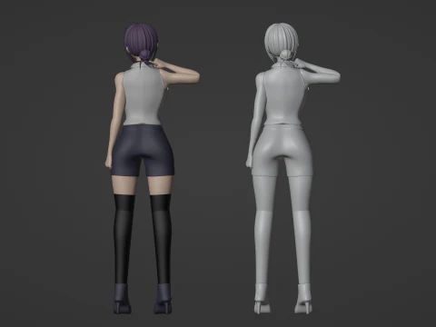 Reze - Chainsaw Man 3D Model