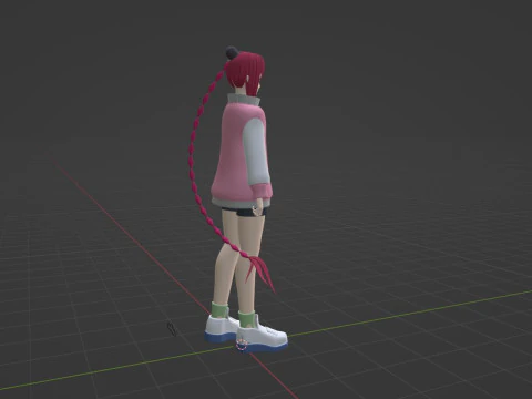 Lu Shaotang - D&iacute;as de Sakamoto Modelo 3D