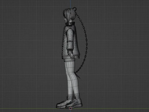 Lu Shaotang - D&iacute;as de Sakamoto Modelo 3D