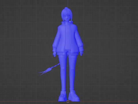 Lu Shaotang - D&iacute;as de Sakamoto Modelo 3D