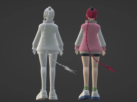 Lu Shaotang - D&iacute;as de Sakamoto Modelo 3D