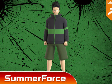 Heisuke Mashimo - Sakamoto Days 3D Model