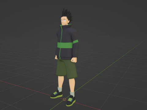 Heisuke Mashimo - Sakamoto Days 3D Model