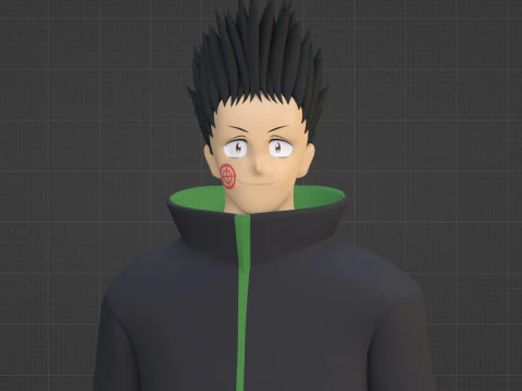 Heisuke Mashimo - Sakamoto Days 3D Model