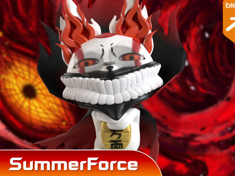 Turbo Granny Yokai Form - Dandadan 3D Model