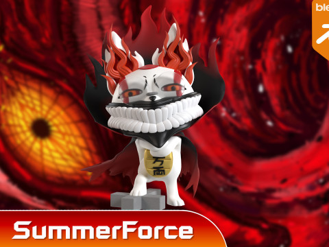 Turbo Granny Yokai Form - Dandadan 3D Model