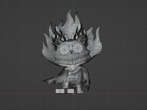Turbo Granny Yokai Form - Dandadan 3D Model
