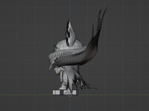 Turbo Granny Yokai Form - Dandadan 3D Model